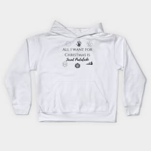 Copy of all i want for Christmas is Sam Winchester Kids Hoodie